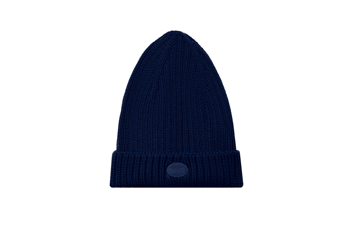 Шапка вязаная (тёмно-синяя) ЧРКЗВ х ПЛНБ