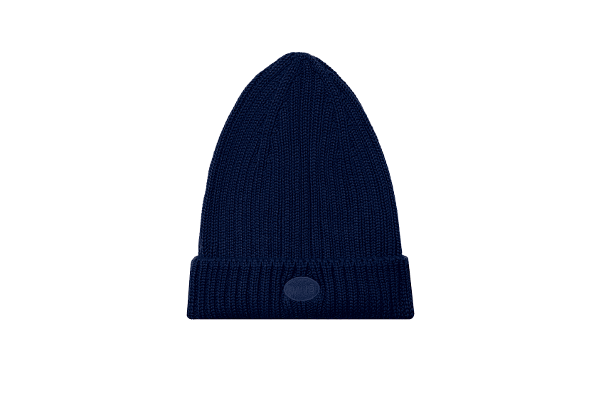 Шапка вязаная (тёмно-синяя) ЧРКЗВ х ПЛНБ