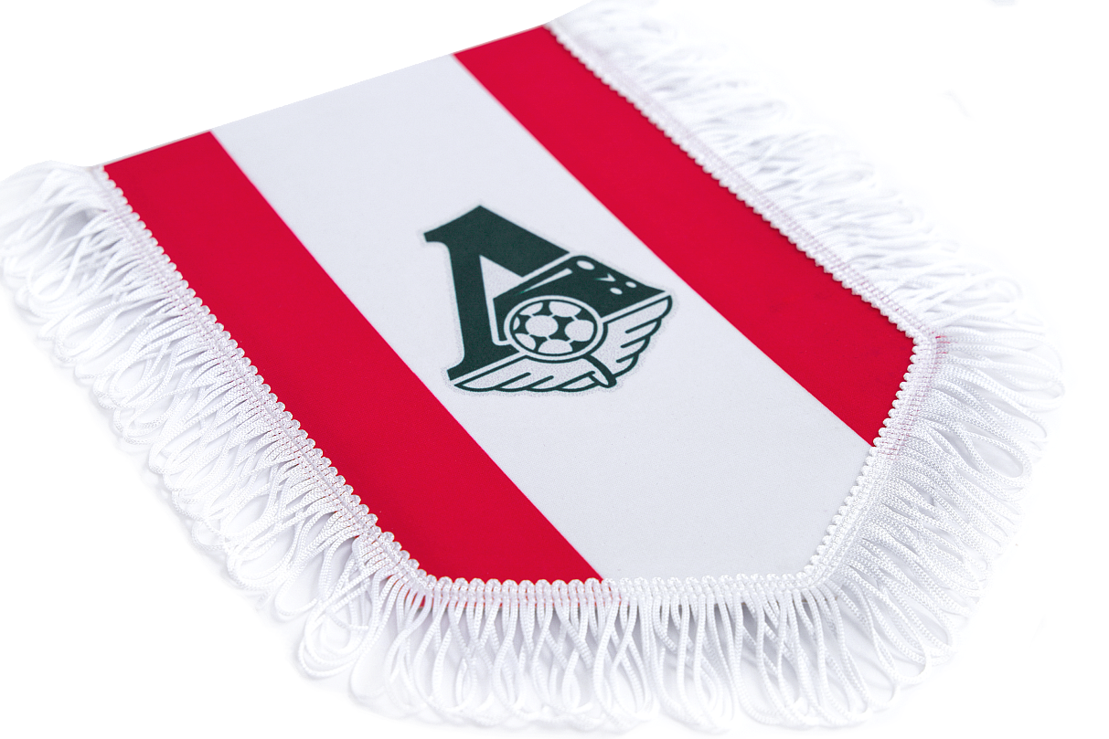 Вымпел печатный на твердой основе, печать с 1-й стороны, бахрома (15х22 см.)(ретро)