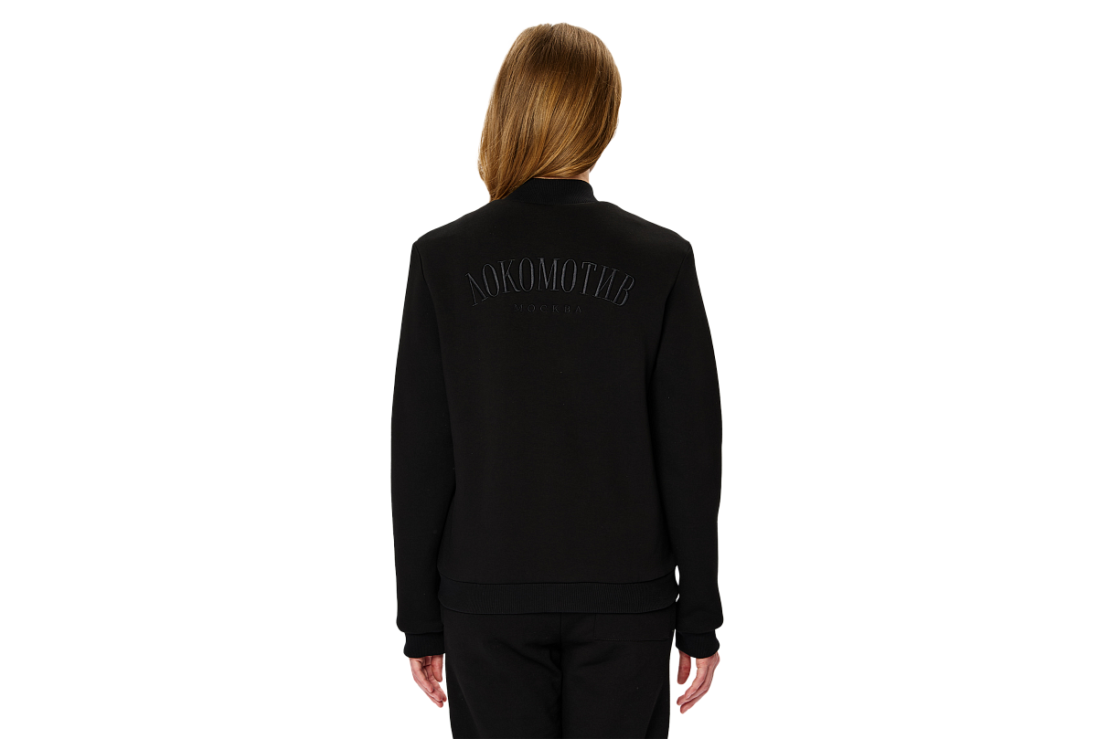 Бомбер FCLM base чёрный (XS)