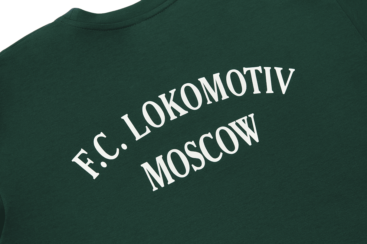 Футболка 2004 Зеленая с цветной эмблемой (L)