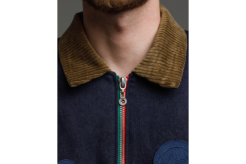 Утеплённая куртка (тёмно - синяя) ЧРКЗВ x ПЛНБ (S)