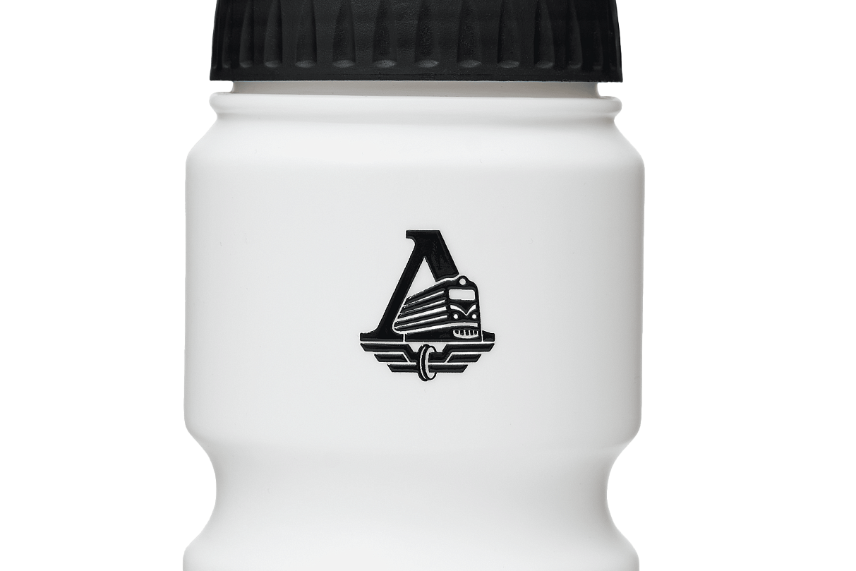 Бутылка спортивная «Локомотив» (белая