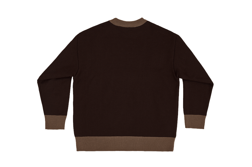 Свитер с флагом (коричневый) (2XL)