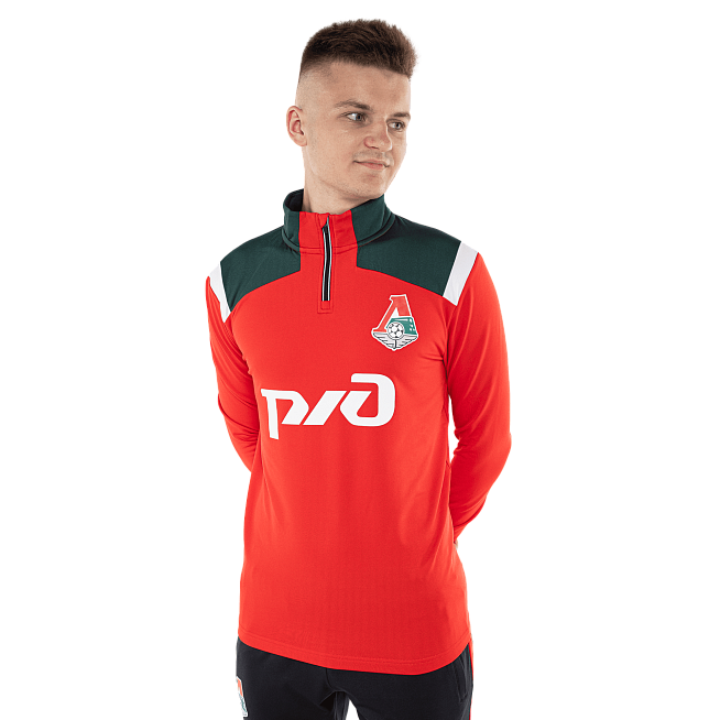 Джемпер тренировочный TM11302B1101 (красный, 90% полиэстер, 10% эластан) (6xs)