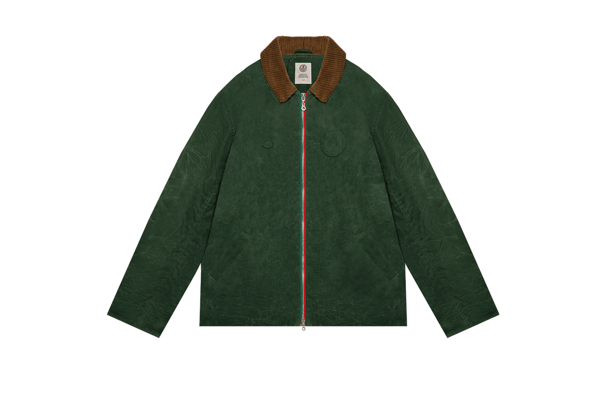 Утеплённая куртка (тёмно - зелёная) ЧРКЗВ x ПЛНБ (S)