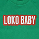 Футболка детская Loko Baby зеленая с красным (68)