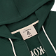 Худи на молнии 2004 Зеленый с цветной эмблемой (M)