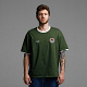Футболка свободного кроя (зелёная) с эмблемой ЧРКЗВ x ПЛНБ (XS)