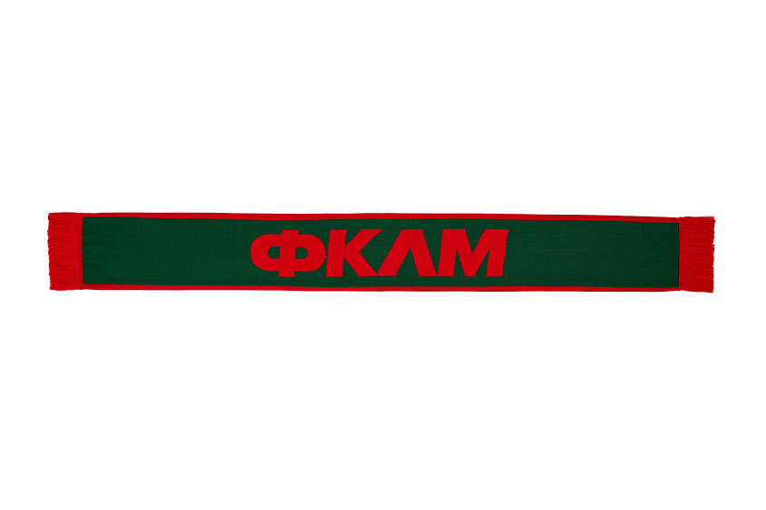 Шарф ФКЛМ Локомотив (красно-зелёный)