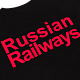 Лонгслив 2004 Черный с цветной эмблемой (XS)
