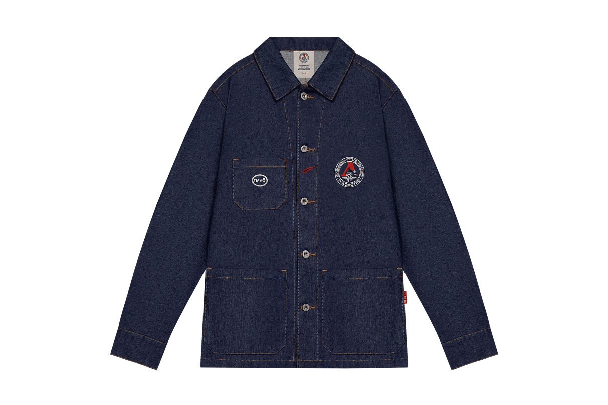 Куртка железнодорожного рабочего (тёмно-синяя) ЧРКЗВ x ПЛНБ (S)