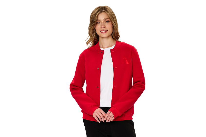 Бомбер FCLM base красный (XS)