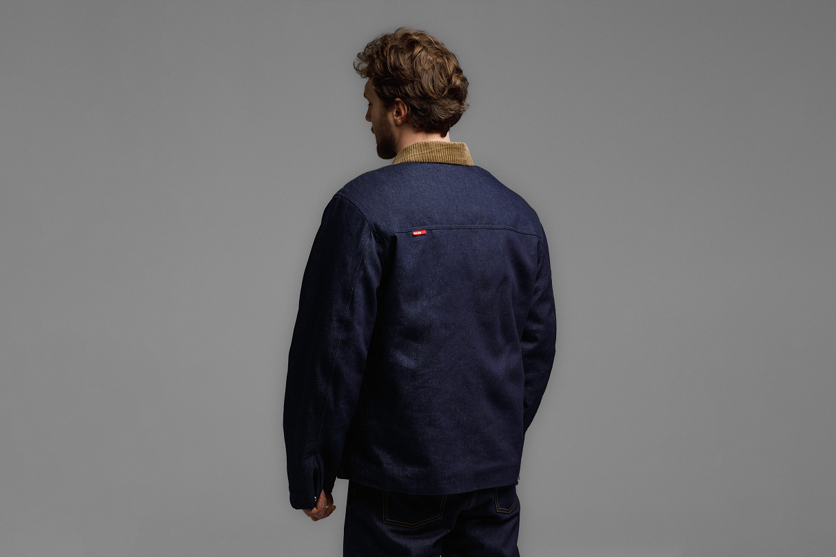 Утеплённая куртка (тёмно - синяя) ЧРКЗВ x ПЛНБ (S)