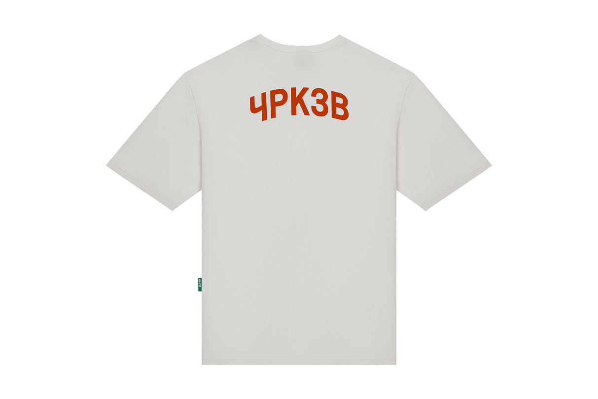 Футболка свободного кроя (белая) ЧРКЗВ x ПЛНБ (XS)
