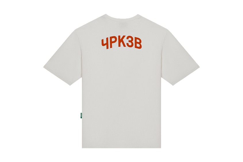 Футболка свободного кроя (белая) ЧРКЗВ x ПЛНБ (XS)