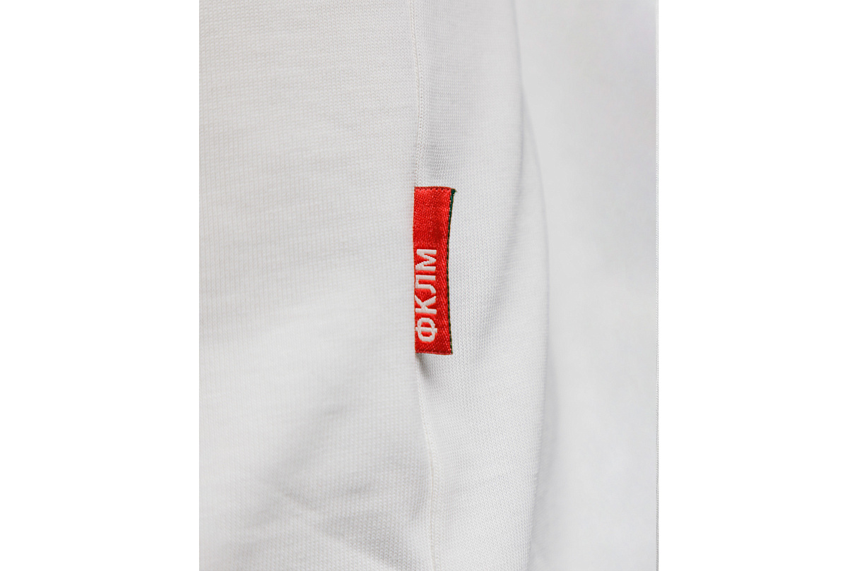 Футболка свободного кроя (белая) ЧРКЗВ x ПЛНБ (XS)