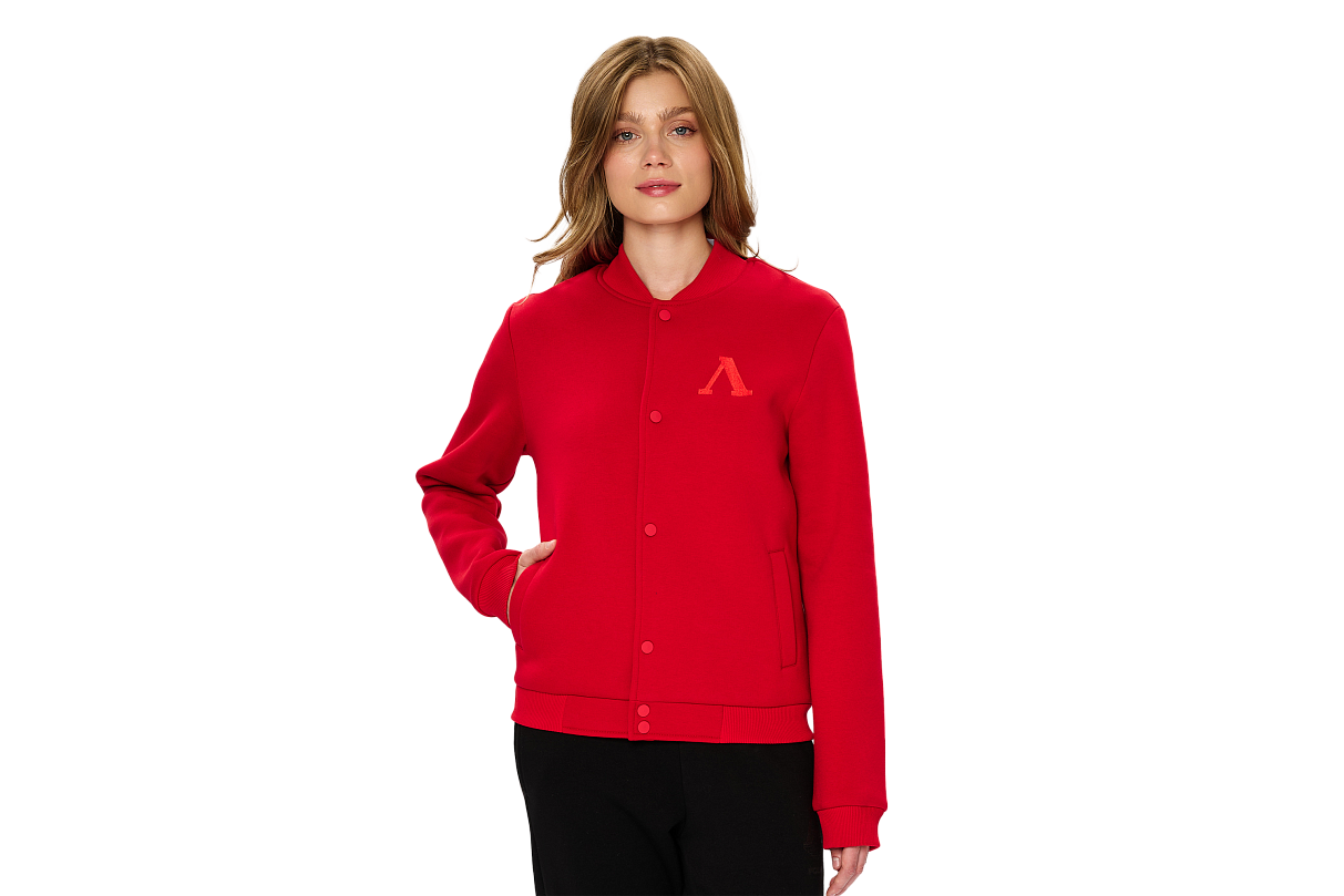 Бомбер FCLM base красный (XS)