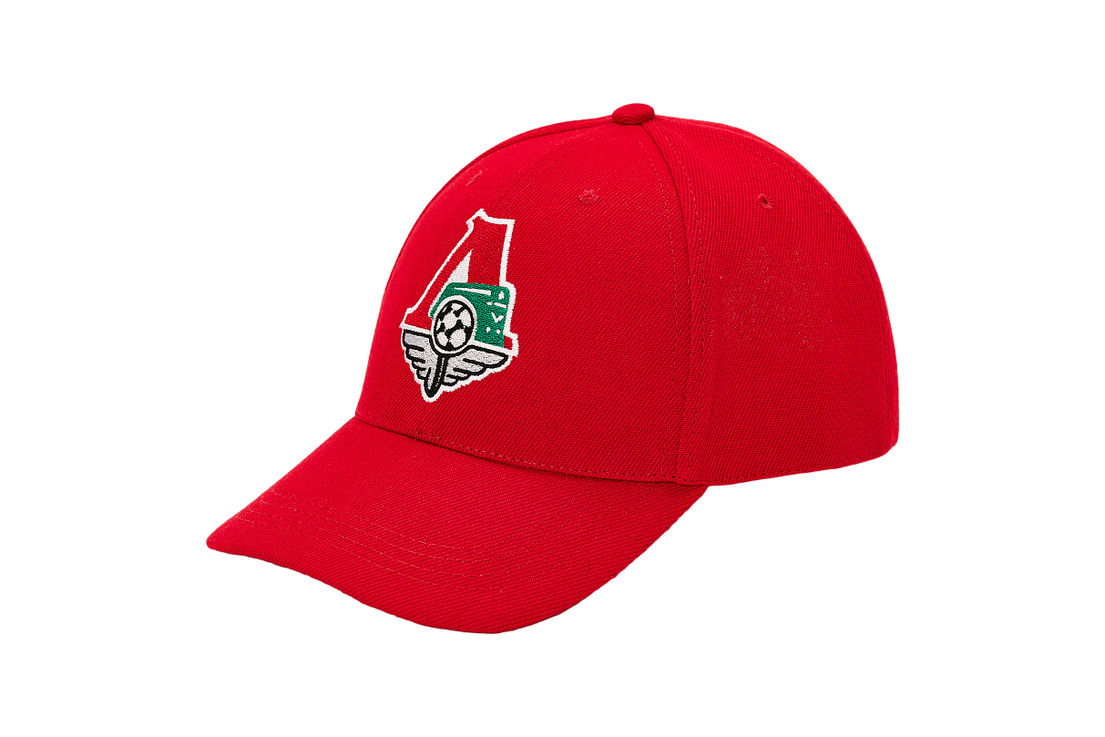 Кепка с эмблемой красная (58)