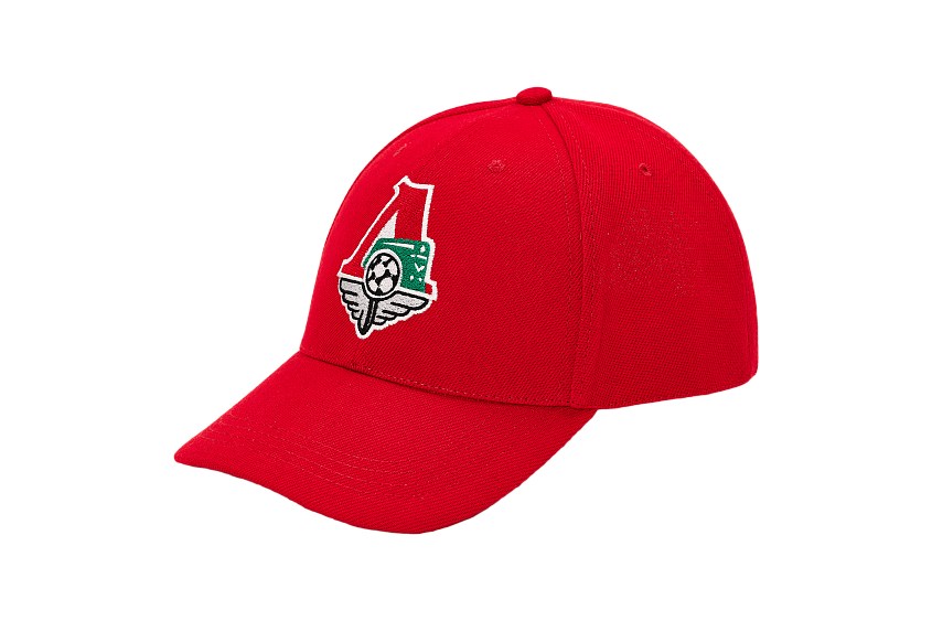 Кепка с эмблемой красная (58)