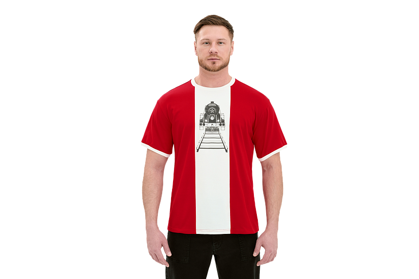 Ретро футболка спортивная ДСО «Локомотив» 1936, короткий рукав (XS)