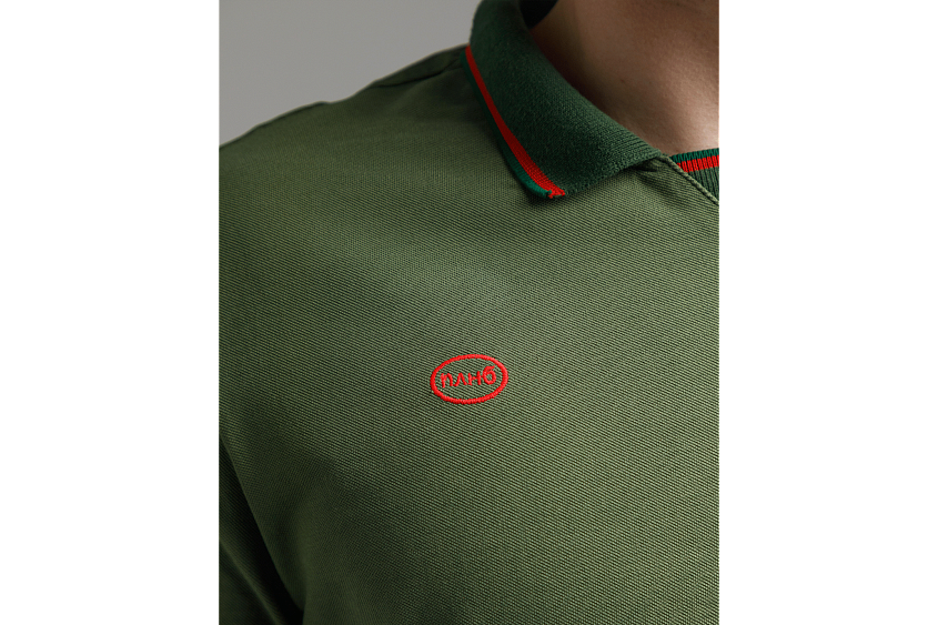 Рубашка -поло с длинным рукавом (тёмно - зелёная) ЧРКЗВ x ПЛНБ (S)