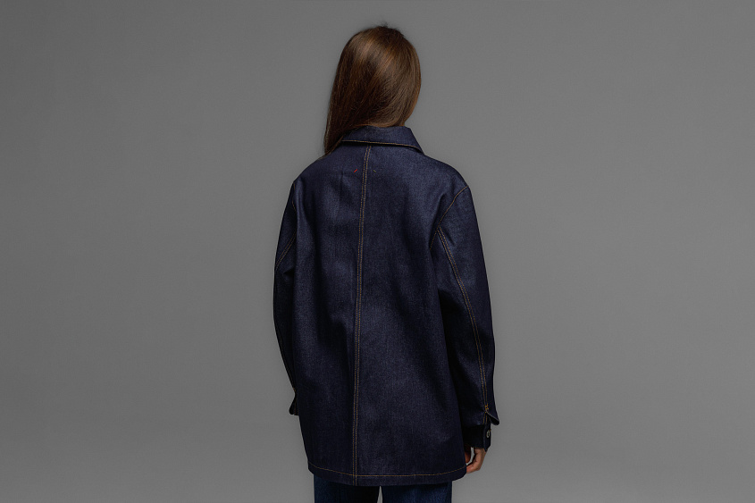 Куртка железнодорожного рабочего (тёмно-синяя) ЧРКЗВ x ПЛНБ (S)