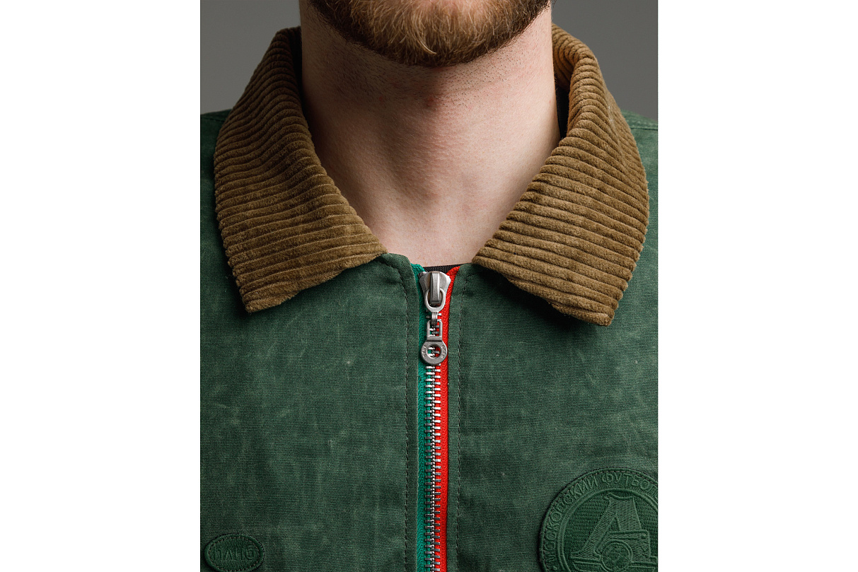 Утеплённая куртка (тёмно - зелёная) ЧРКЗВ x ПЛНБ (S)