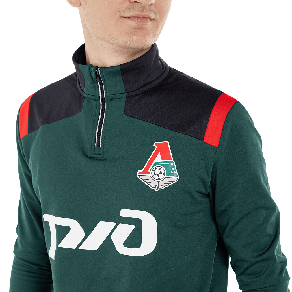 Джемпер тренировочный TM11302B1121 (зеленый, 90% полиэстер, 10% эластан) (2XS)