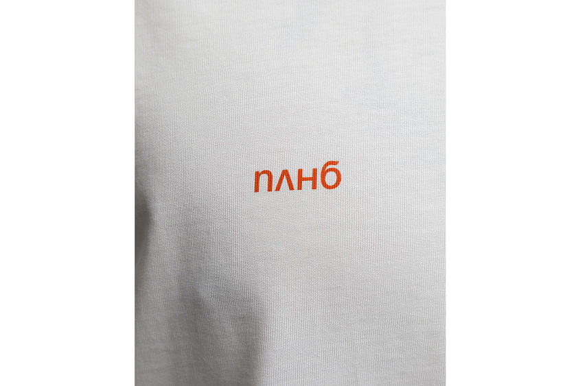 Футболка свободного кроя (белая) ЧРКЗВ x ПЛНБ (XS)