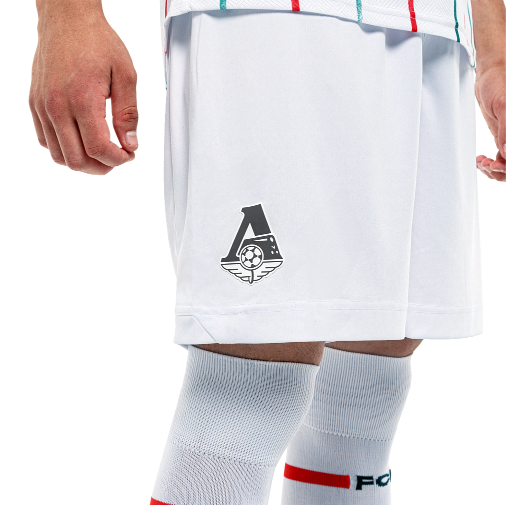 Шорты игровые TM11202B0104 (белые, 100% полиэстер) (6xs)